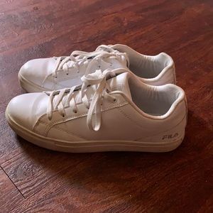 White Fila sneakers